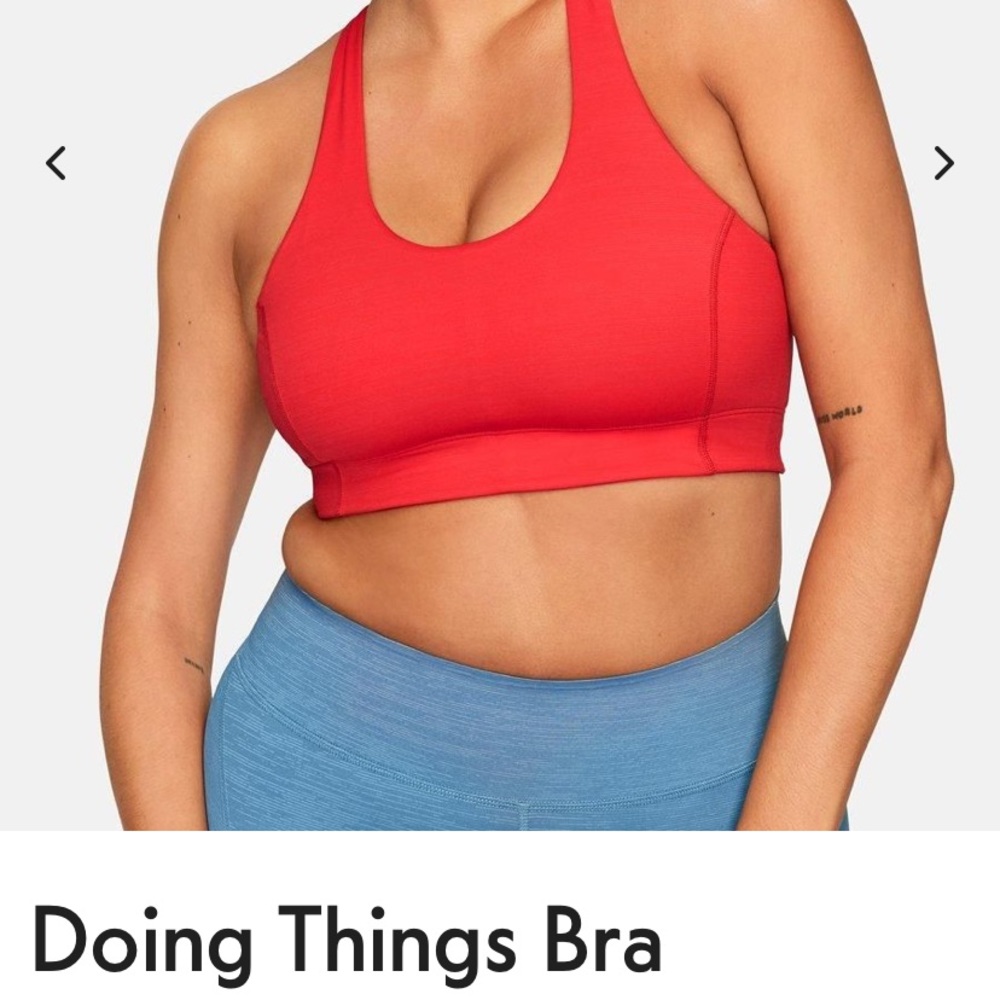 *ISO Outdoor Voices Doing Things Bra Scarlet Small